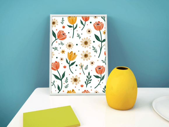 Download Seamless Easter Floral Pattern Paper - Floral pattern Collection