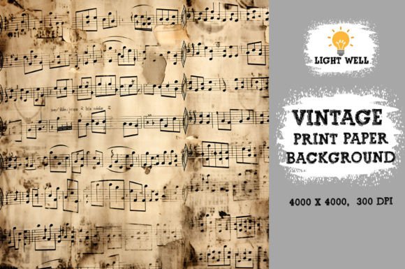 Download Vintage Print Ephemera Paper Pack - Vintage print Collection