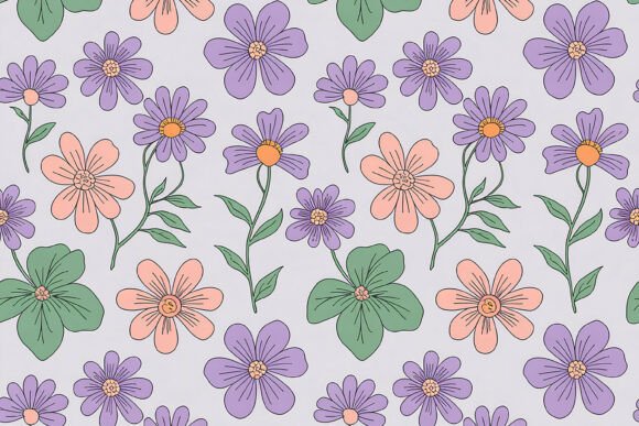 Download Soft Cute Floral Pattern Design - Floral pattern Collection