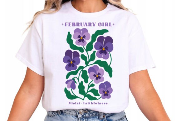 Download Birth Flower February Violet SVG PNG - Violet Collection