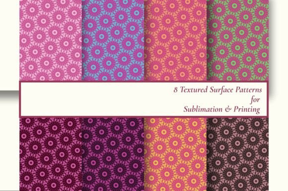 Download 8 Seamless Geometric Floral Patterns - Floral pattern Collection