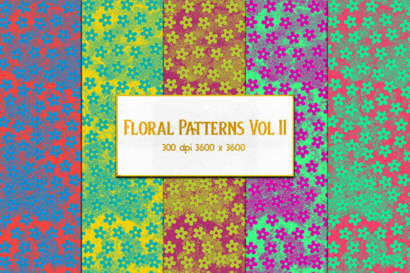 Download Cute Floral Pattern Textures - Vol II - Floral pattern Collection