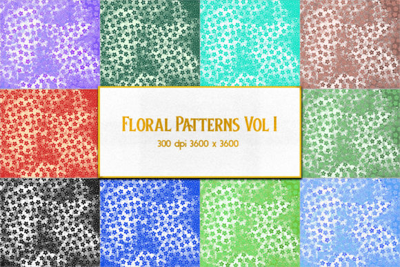 Download Cute Floral Pattern Textures - Vol I - Floral pattern Collection